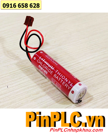 Maxell ER6 (Zắc VCT), Pin nuôi nguồn Maxell ER6 lithium 3.6v AA 2000mAh, Xuất xứ NHẬT